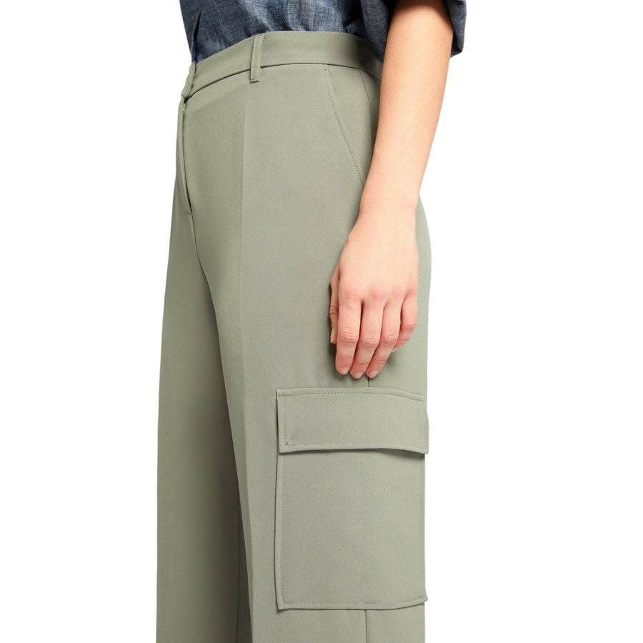Pantaloni donna cargo tailoring da fibre riciclate