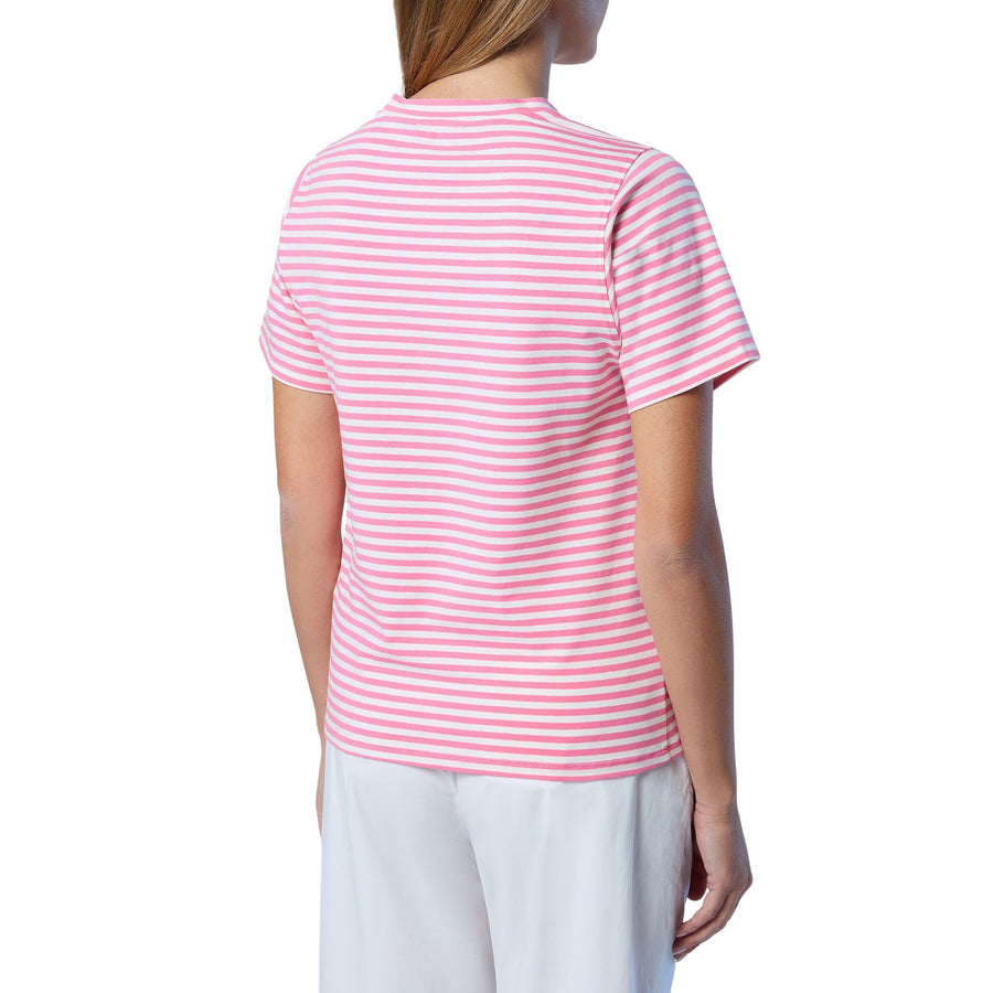 T-shirt donna in modal a righe