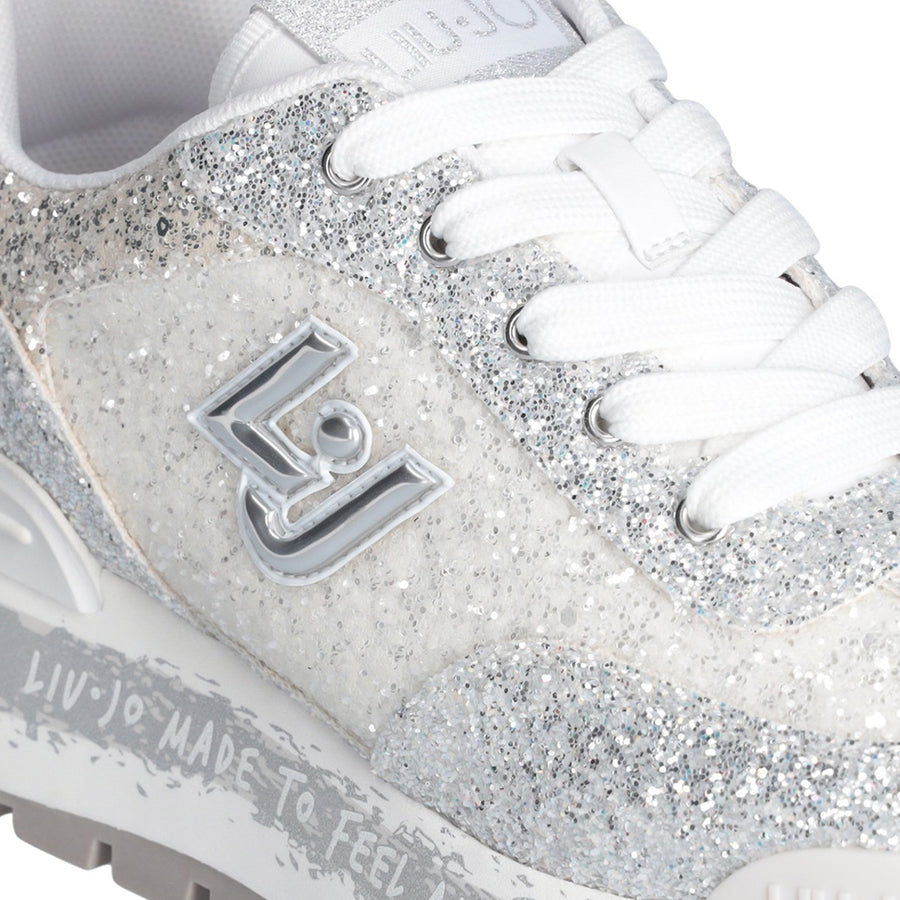 Sneakers donna platform full glitter