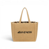 Borsa donna grande cartapaglia african sunset