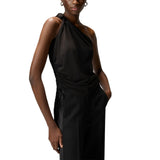 Top donna monospalla con nodo