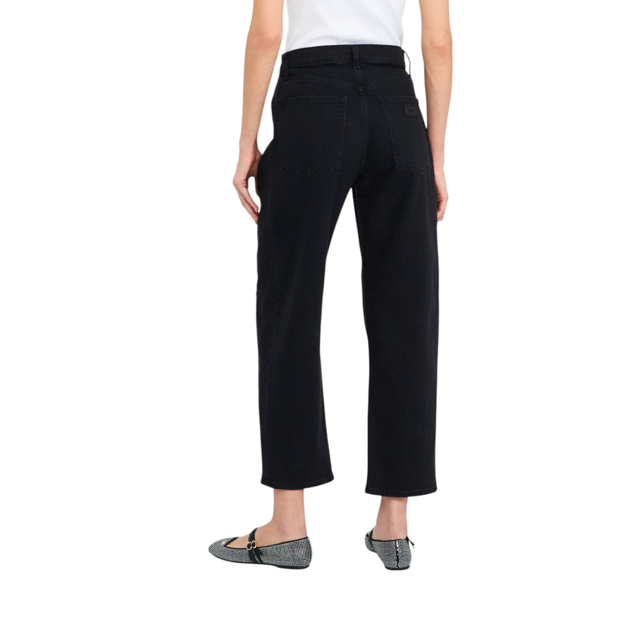 Jeans donna boyfriend con strass