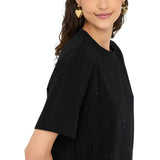 T-shirt donna con strass