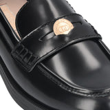 Mocassini donna in pelle abrasivata