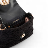 Borsa donna LaPuffy piccola con ricamo