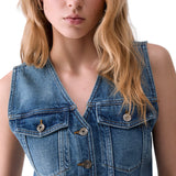 Gilet donna in denim