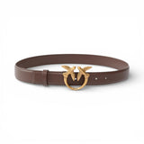 Cintura donna Love Birds in pelle 3cm
