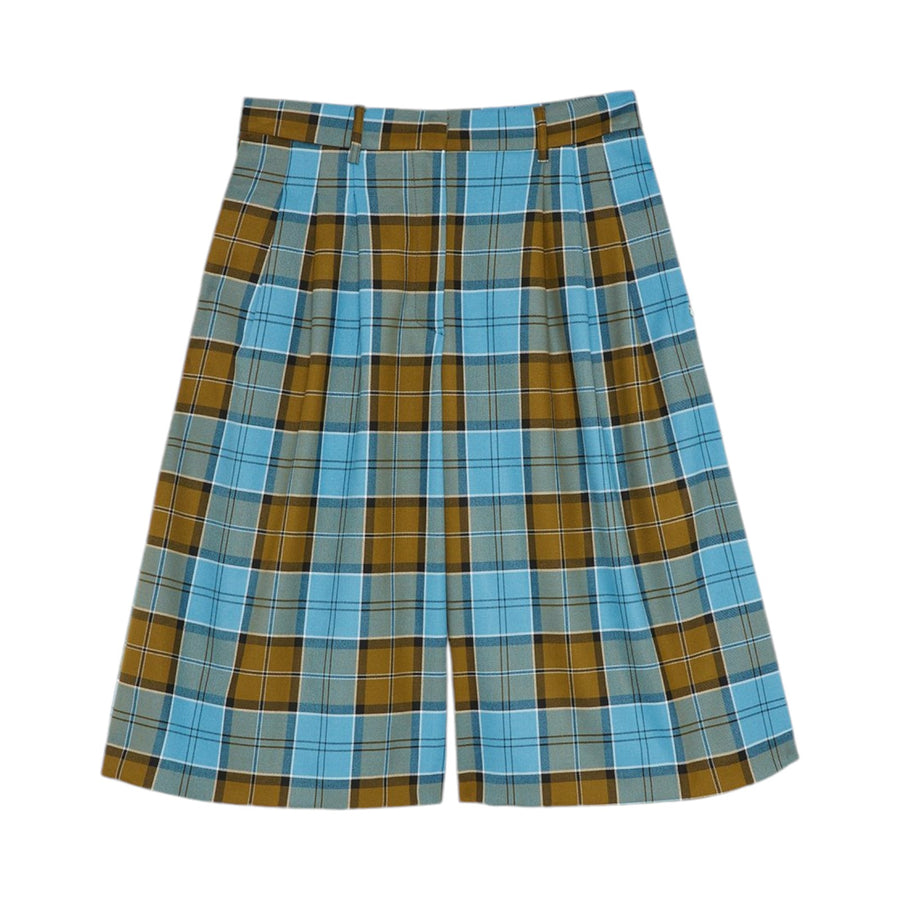 Bermuda donna con stampa tartan