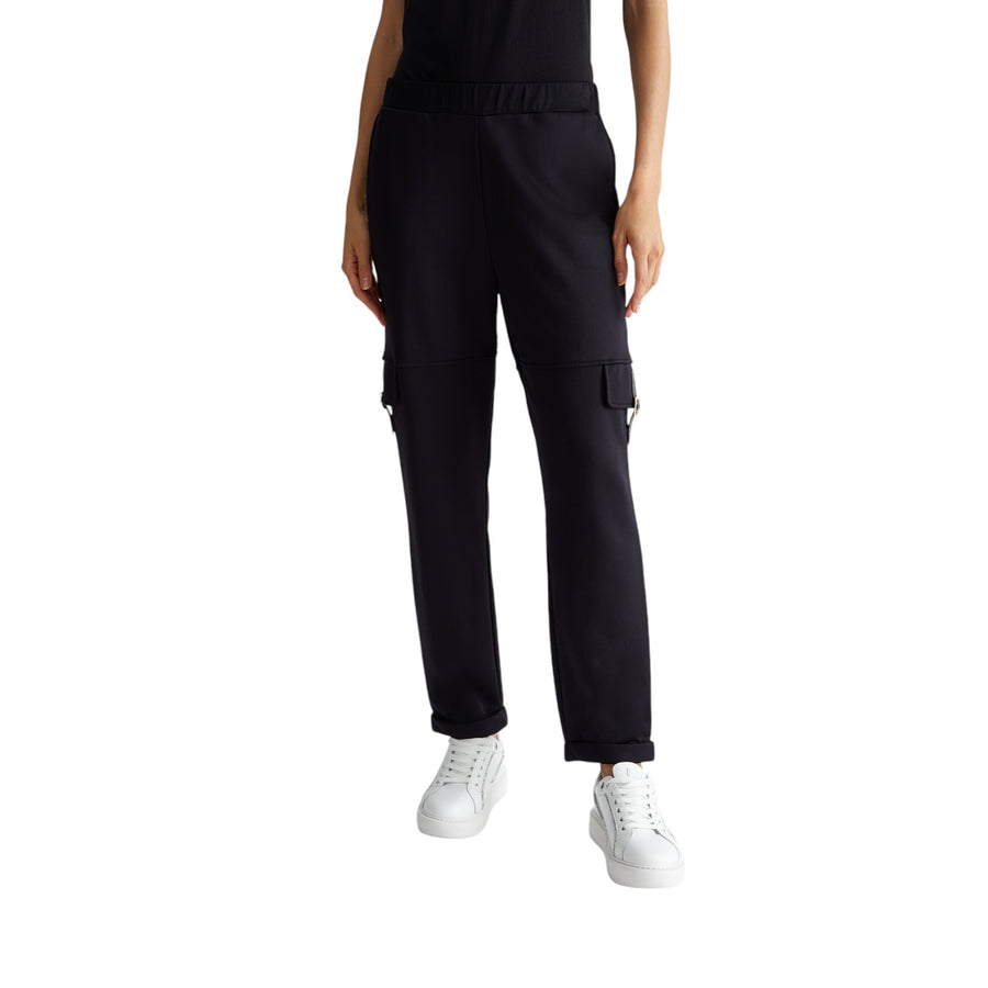 Pantaloni donna cargo in felpa