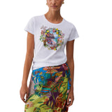 T-shirt donna con stampa
