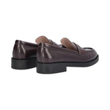 Mocassini donna in pelle abrasivata