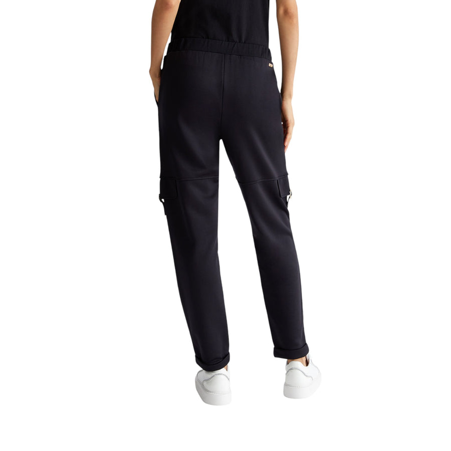 Pantaloni donna cargo in felpa