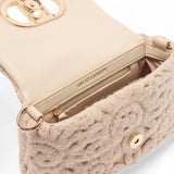 Borsa donna LaPuffy piccola con ricamo