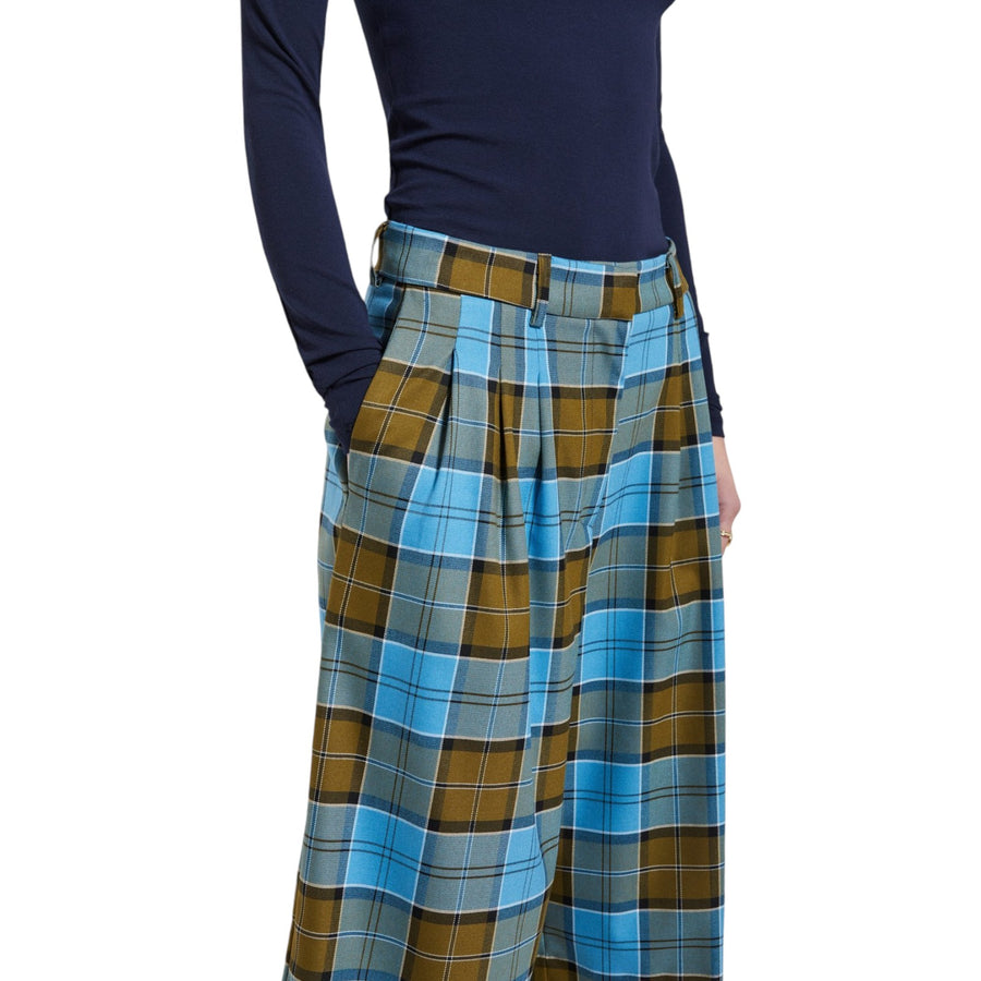 Bermuda donna con stampa tartan