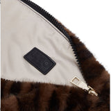 Borsa donna grande in pelliccia sintetica