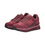 Sneakers donna platform in pelle