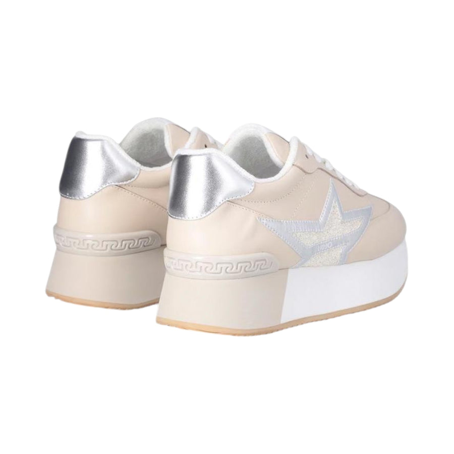 Sneakers donna nere in pelle