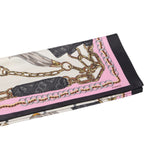 Foulard donna con stampa borse