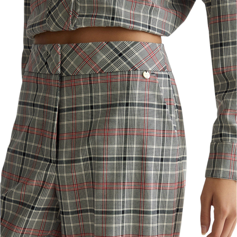 Pantaloni donna tartan