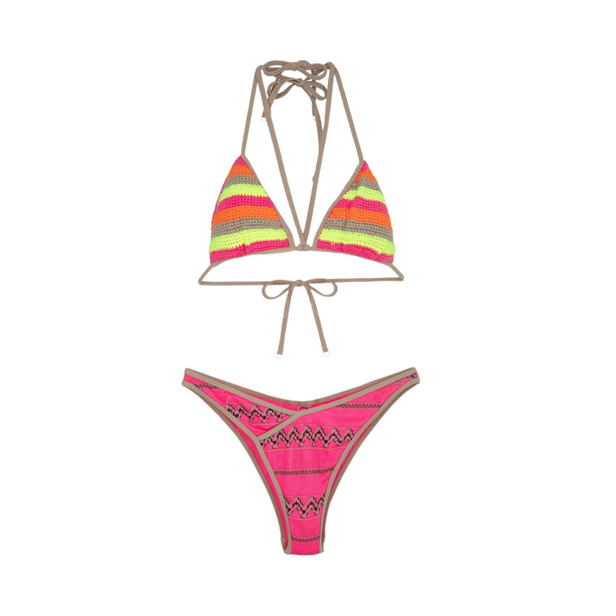 Bikini triangolo e slip americano fisso ethos donna