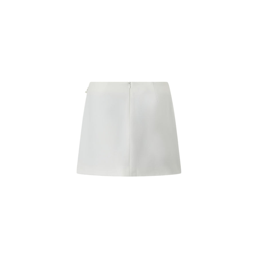 Minigonna donna con cristalli e perle
