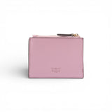 Portafoglio piccolo in pelle liscia con logo