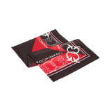 Foulard donna bicolor con loghi
