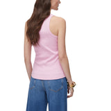 Top donna con mini logo