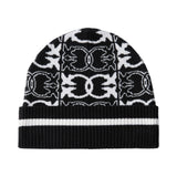 Berretto donna con logo jacquard