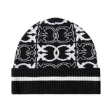 Berretto donna con logo jacquard