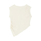 Top donna in crepe misto seta