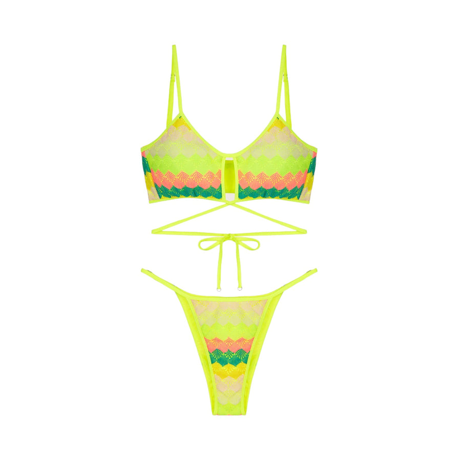 Bikini top e slip brasiliano fisso ethos donna