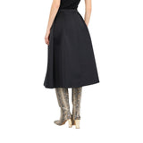 Gonna donna midi in taffetà