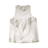 Top donna con effetto lucente