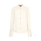 Camicia donna con bottoni logati