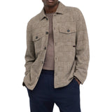 Camicia uomo Principe di Galles in cotone