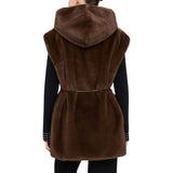 Gilet donna con cappuccio