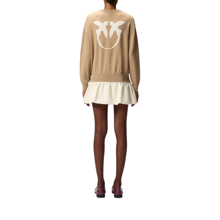 Maglione donna con maxi logo Love Birds