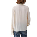 Camicia donna con bottoni logati