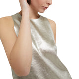 Top donna con effetto lucente