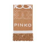 Sciarpa donna con logo Love Birds jacquard