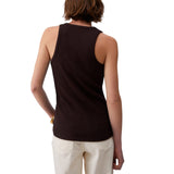 Top donna con mini logo