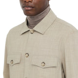 Camicia uomo in lana