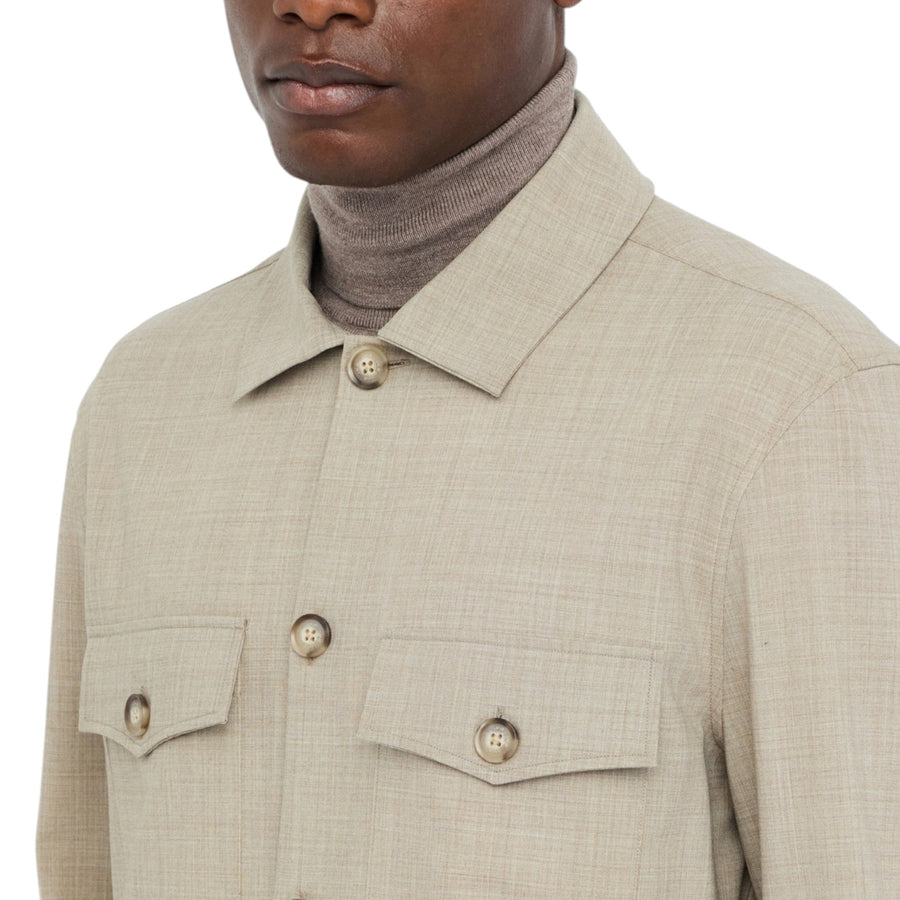 Camicia uomo in lana