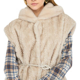 Gilet donna con cappuccio