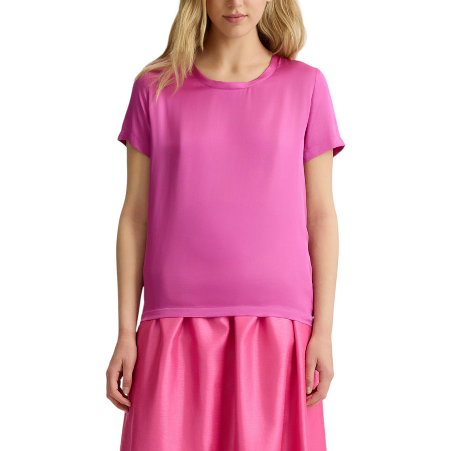 T-shirt donna in raso