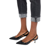 Jeans donna skinny con risvolto