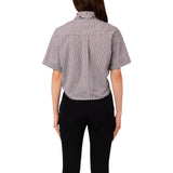 Camicia donna ricamo castoni