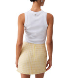Top donna con applicazioni