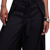 Pantaloni donna lunghi in popeline